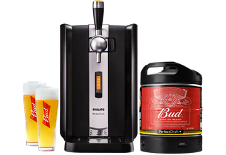 Beer dispensers - Pack PerfectDraft Machine - Buuud + 2 glasses Bud 33 cl + 1 Maxi Magnet Buuud