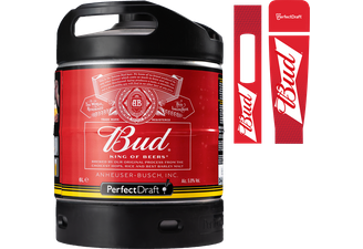 Fûts de bière - Fût 6L Bud + 1 Maxi Magnet Bud offert