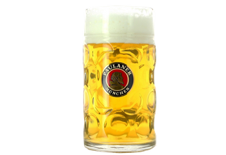 Beer glasses - Paulaner 1l stein beer mug