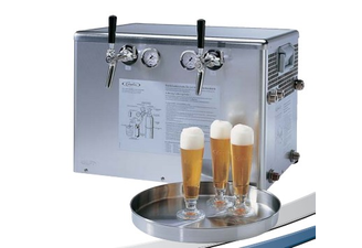 Tireuse à bière Linus 2 robinets 120L/h froid sec détendeur intégré