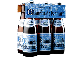 Bonnes Affaires - Bière & verre - Pack 6 Blanche de Namur