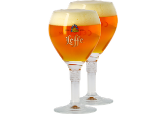 Beer glasses - Pack 2 Leffe 25cl goblet glasses