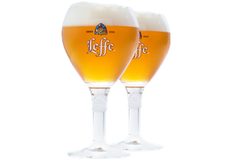 Beer glasses - Pack 2 Leffe 25cl goblet glasses