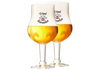 Beer glasses - Pack 2 glasses Tripel Karmeliet - 30cl