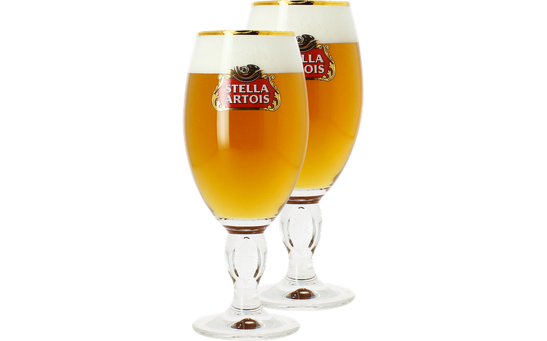 Pack 2 Verres Stella Artois Pied 25 Cl Saveur Bi re
