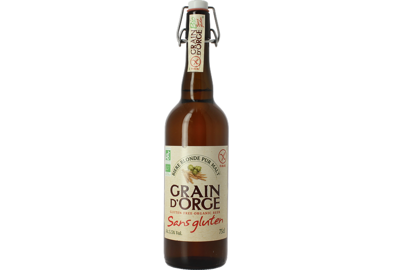 Grain bio sans gluten French organic gluten free beer