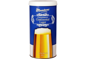 Kit à bière Muntons Connoisseurs Continental Lager - Brasseur débutant