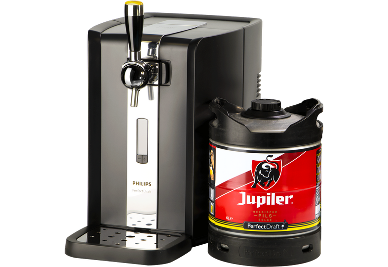 Jupiler PerfectDraft Pack Philips HD3720/26 mit Jupiler 6 liter Fass