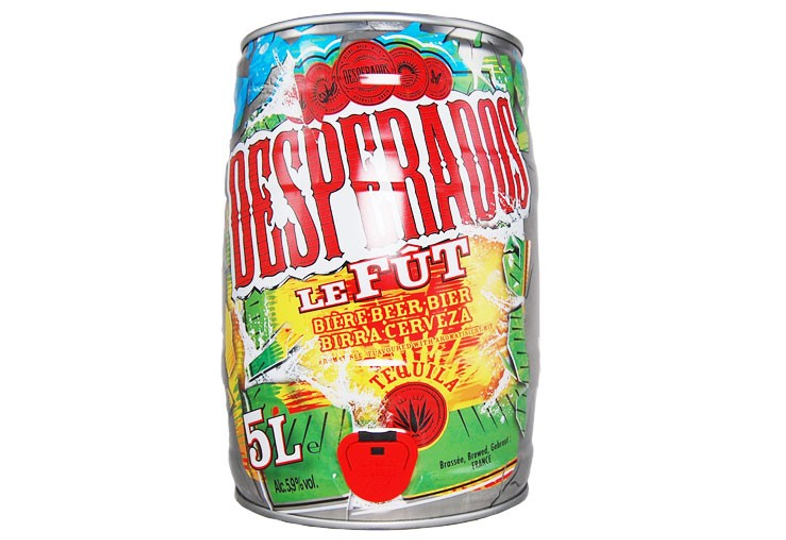 Fût 5L Desperados de la brasserie Heineken Entreprise