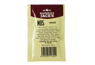Levures pour fermentation - Levure Mangrove Jack's Mead M05 10g